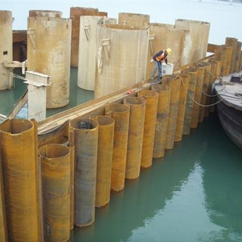 广安钢护筒现场安装